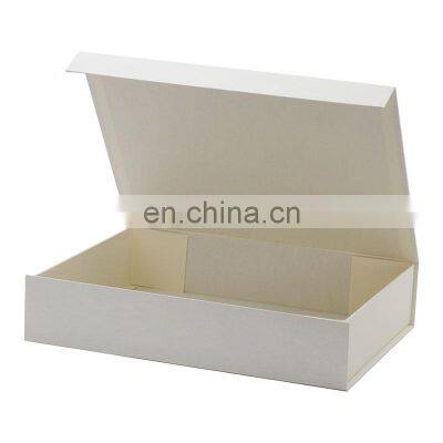 Ready Stock Shallow Ivory Color Custom Printing Magnetic Packaging Gift Box Wholesale photo-4
