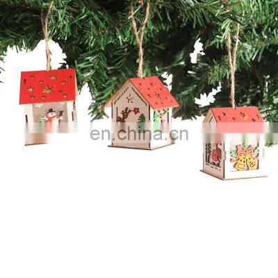 Eco Friendly Wholesale Luxury Best Selling Hanging Personalised Red Wood Christmas Decorations photo-2