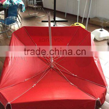 Square Pvc Vinyl Waterproof Advertising Beach Umbrella photo-3