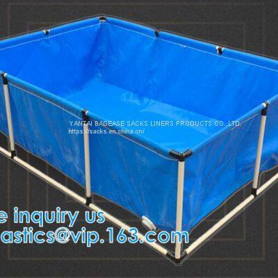 Aquaculture Pool PVC Coated Cloth COATED BANNER Tarpaulin Greenhouse Fish Pond Crayfish Koi Culture Child Water Pool