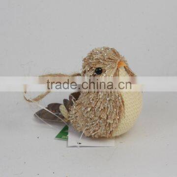 2015 artificial natural material christmas bird ornament