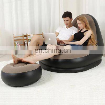 cheap portable living room air sleeping sofas inflatable lounge chair sofa