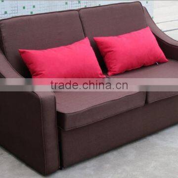 Modern Convertible Bending Wood Hotel Fabric Sofa Bed photo-5
