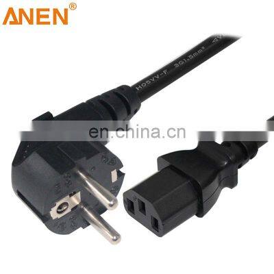 Anen Ac Extension KC Korea Standard Waterproof Right Angle Plug Iec C13 Eu Power Cord Plug photo-2