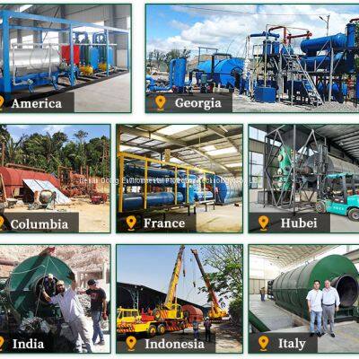 Waste Oil to Diesel Plant Used Engine Motor Oil Recycling Machine in South Africa photo-5