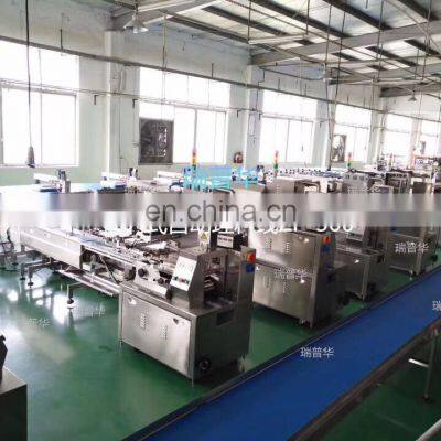 RUIPUHUA Automatic Feeding Packing Line Multiple Packaging Machine Combination Horizontal Biscuit Cookie Food Packaging Machine photo-5