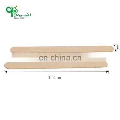 YADA Hot Selling 114mm Popsicle Sticks Straight Edge Wooden Ice Cream Sticks Lolly Stick Hot Stamped Logo photo-2