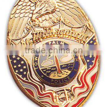 custom gold badges metal badges metal pin badge