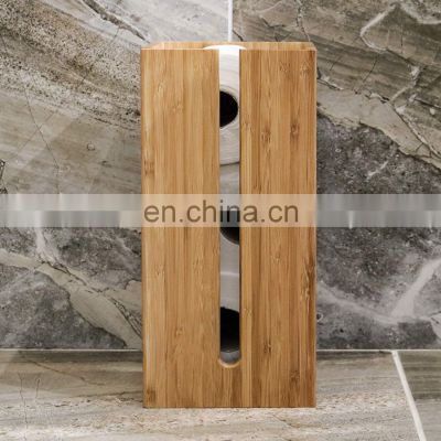 Bamboo Roll Paper Shelf ,Toilet Paper Towel Shelf  ,Wall-mounted Paper Towel Rack