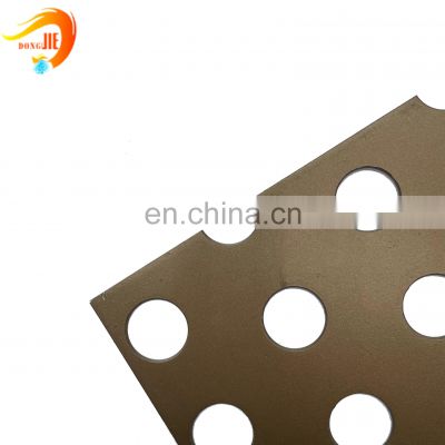 Custom Model Size Aluminum Round Hole Perforated Metal Mesh