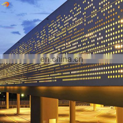 Customization Hole Sale Exterior Decoration Construction Facade  Cladding Mesh