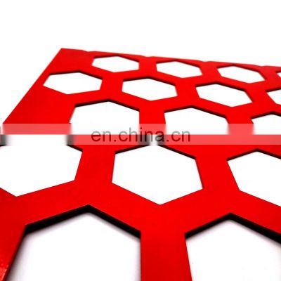 Hexagonal Hole Stainless Steel 304 Perforated Sheet 4' X 8'