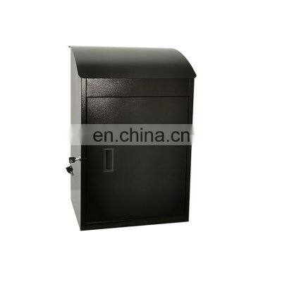 Free Standing Weatherproof Special Top Letterbox Parcel Drop Box For Outdoors