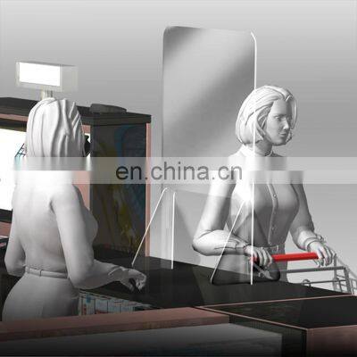 Clear Acrylic Sheet Sneeze Guard Cast Acrylic Sheets