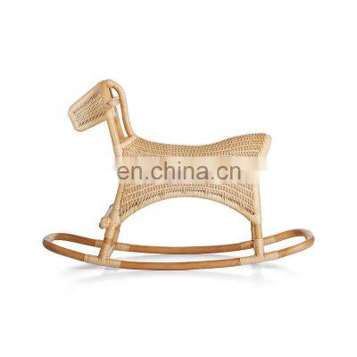 New Ideal Hot Selling Rustic Rattan Rocking Horse Toy Boho Toy Kid's Toy Vietnam Manufacturer Wholesale photo-4