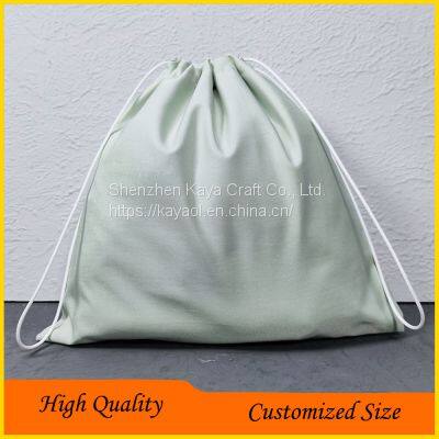 High Quality Cotton Packaging Bag, Customized Logo Cotton Drawstring Pouch