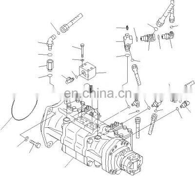 708-2L-00690 708-2L-00691 Excavator Main Pump PC1250-8 Hydraulic Pump