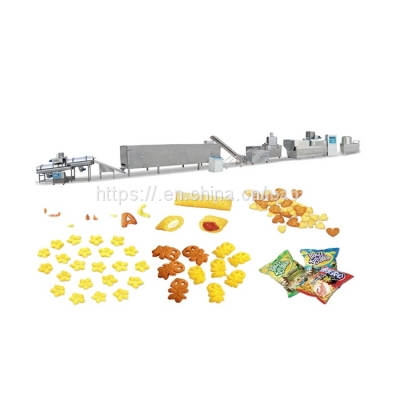 Corn Puffed Snack Food Extruder Machinery