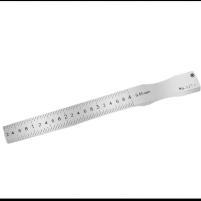 Stainless steel feeler gap gauge for railway measurement