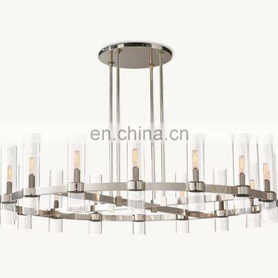 Custom Lamps Decorative Chandeliers Gold Glass Light Pendant RAVELLE 48