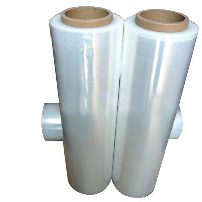 Factory Wholesale Shrink Wrap Film Rolls Plastic Manual Transparent PE Heat Shrink Pallet Wrapping Lldpe Shrink Packaging Film photo-5