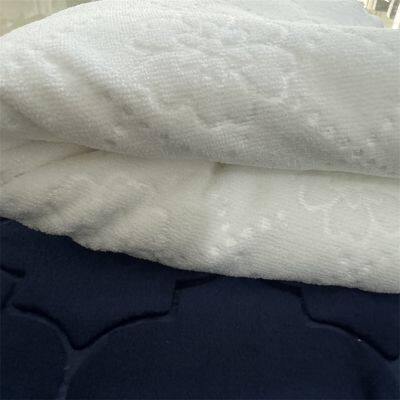 110*210cm High Quality 100% Polyester Jacquard Muslim Haji Ihram Towel Spot Pilgrimage Towel White Ihram Hajj and Umrah Towel photo-3