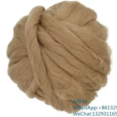 100 %Wool Knitting Yarn Customized Dyed 100% Wool Yarn For Hand Knitting