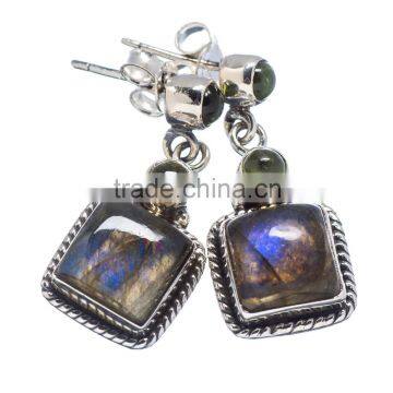 LABRADORITE 925 STERLING SILVER EARRINGS ,925 STERLING SILVER JEWELRY WHOLE SALE,JEWELRY EXPORTER EARRNGS