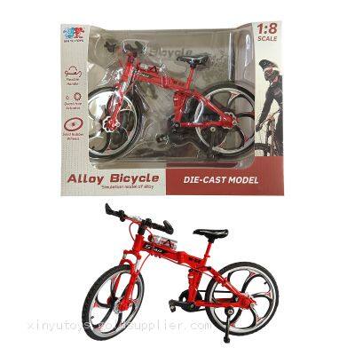 XINYU Brand Bike Toy 1:8 Scale Folding Stimulation Diecast Model Toys