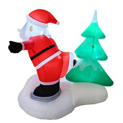 Inflatable Santa Claus With Xmas Yard Inflatable – Perfect for Xmas Decor photo-4
