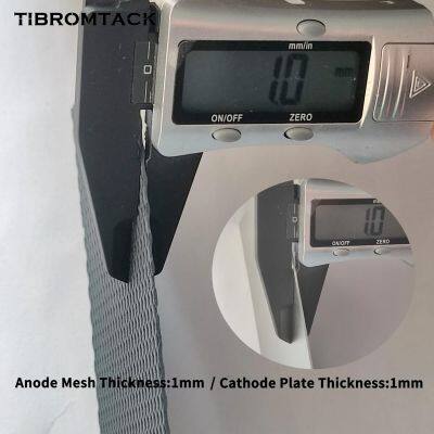 MMO Titanium Anode Mesh With Ruthenium-Iridium Coating and Cathode Electrolytic Plate Without Coating for Water Ionizer photo-5