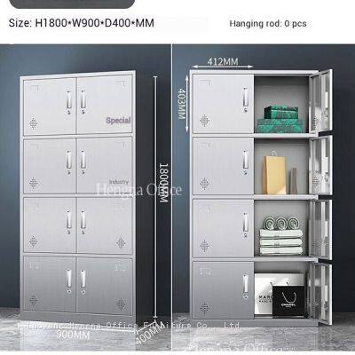 Multi-tiers Metal Storage Locker | Ventilated Door Design & Cam Key Lock | Staff Gym & Spa Center - Wholesale Supplier