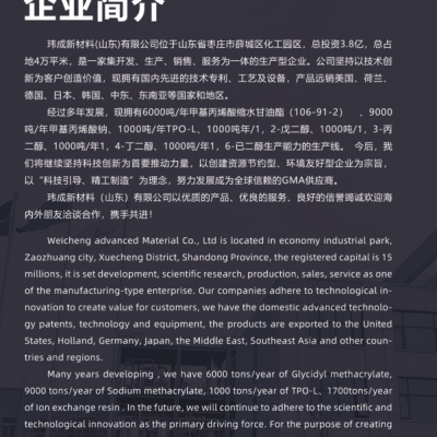 Glycidyl Methacrylate (GMA) Industry Purpose photo-2