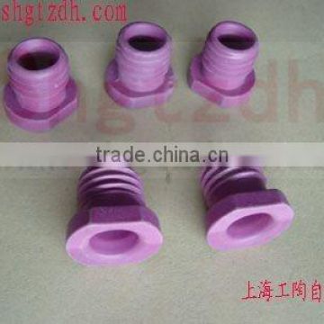 Fine polished alumina ceramic insulator