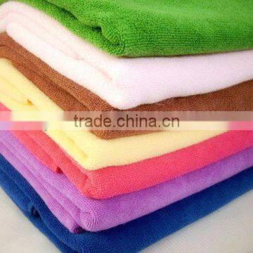 Factory directt super soft microfiber terry cloth towel fabric in roll with large supply