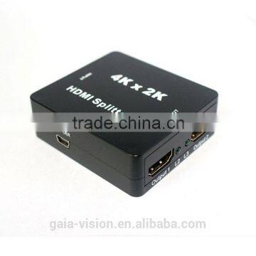 Full HD 1x2 Port HDMI Splitter Amplifier Repeater 3D 1080p Female Switch Box Hub