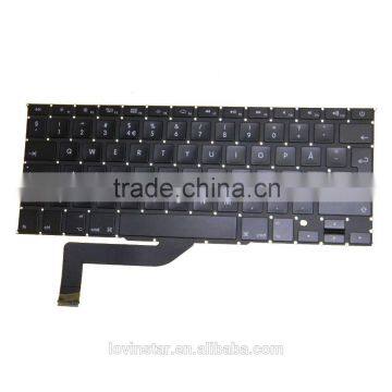 Норвежская заменяющая клавиатура для ноутбука Apple Macbook Pro Retina 15