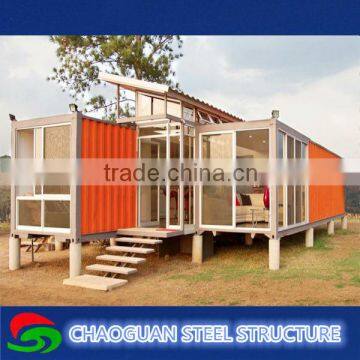 Nice and small high quality prefabricated container homes for living ,coffehouse,office