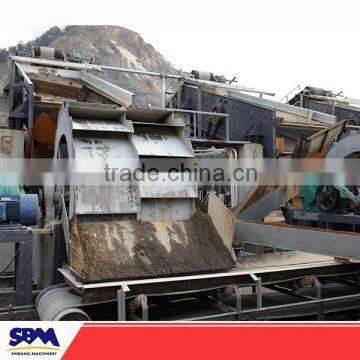 SBM latest technology river sand washing screens machine