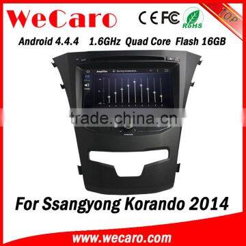 Wecaro WC-SY8067 8" Android 4.4.4 WIFI 3G Car Dvd Player for Ssangyong Korando Car Gps Navigation 2014 2015 photo-4
