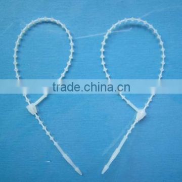 color cable tie/safety loop tie/pp pearl tie pin