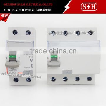 Din-rail TYPE DX TX RCD RCCB ELCB 2P 4P 40a 63a 30ma elcb