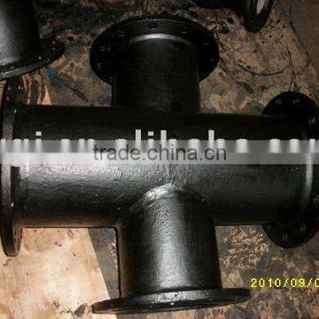 All Flanged Cross/tee for Ductile Iron Pipe Fitting