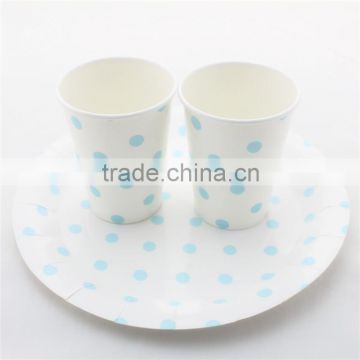 Manufacture of Wedding Party Favor Decor Party Disposable Cups and Plates