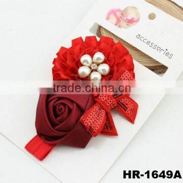 Fashion handmade knit crochet flower headband baby headband