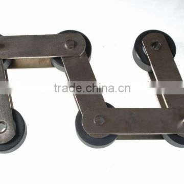 Escalator Tension Chain, Pitch Line 133.33, Diameter of Roller 70mm, Link WidthX Thickness 40x5, Diameter of Pin 14.63mm