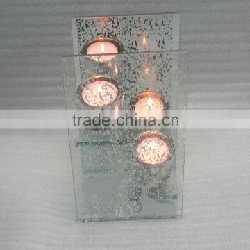 2016 Wholesale Mercury Clear Plastic Tealight Holder With X'mas Design photo-3