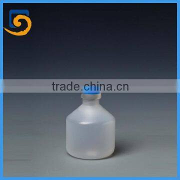 PP HDPE plastic vials,plastic bottle for injection with rubber stopper hot sale