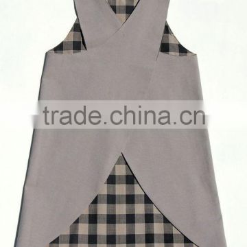 across back reversible apron