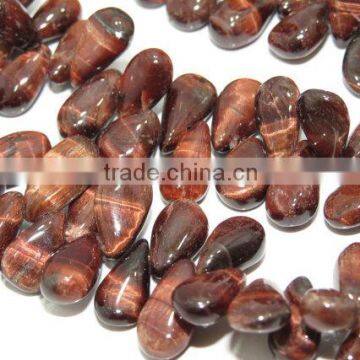 Natural Red Tiger Plane Drops Beads Stylish 10''Inch Top Quality On WholeSale Price